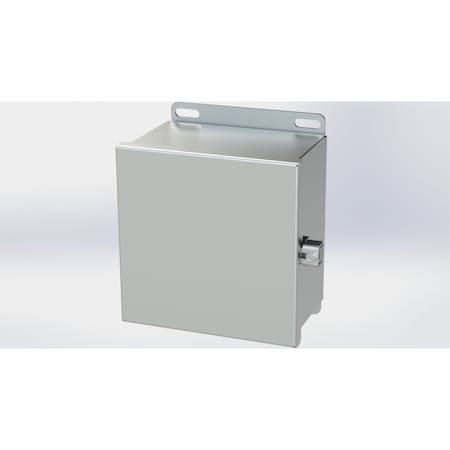 Saginaw Control & Engineering Electrical Enclosures, 6.13 in H, 4 in D, 6 in W, NEMA 3R, 4, 4X, 12, 13, 316 Stainless Steel SCE-606CHNFSS6
